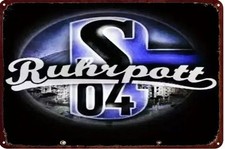 Fußball Metall Blechschild 30