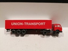  WIKING Alt LKW MB „Union-Transport“1626 S Koffer Sattelzug 1981