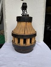 Antike Radnabe Kutsche Pferdewagen Lampe Tischlampe