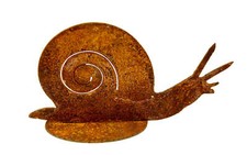 Edelrost Gartenfigur Schnecke