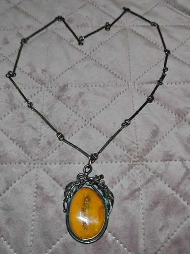 Jugendstil bernsteinkette - jugendstil,