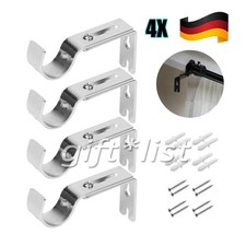 4 Stk Gardinen stange Klammern