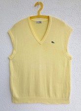 LACOSTE Pullunder für Herren, Farbe Gelb, Größe 5 (L), 100% Baumwolle