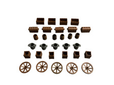 Lego Konvolut Ritter Piraten 31 Teile Kisten Fässer Schatzkiste Räder Eimer