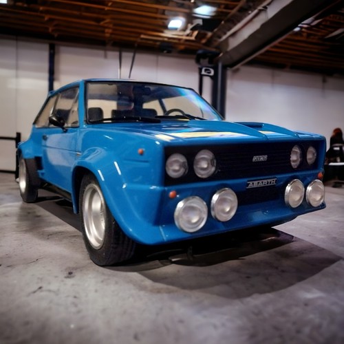 Fiat 131 abarth 1980 - fiat, blau