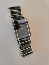 Rado Diastar Integral sehr schöne gemischte Uhr 27mm gold/schwarz