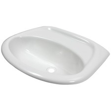 Inlay recess sink oval