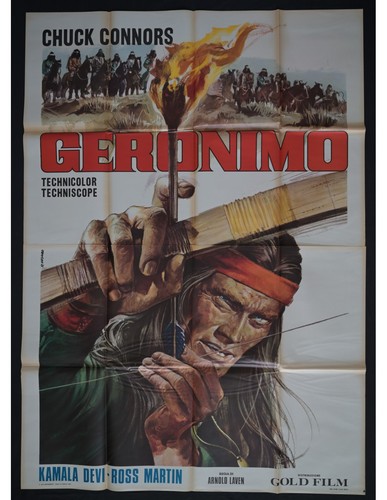 Geronimo original filmplakat - geronimo,