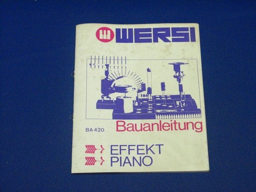 Effekt piano aus wersi - piano,