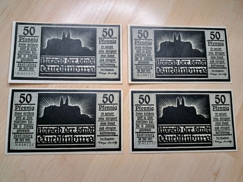 Notgeld quedlinburg - notgeld,