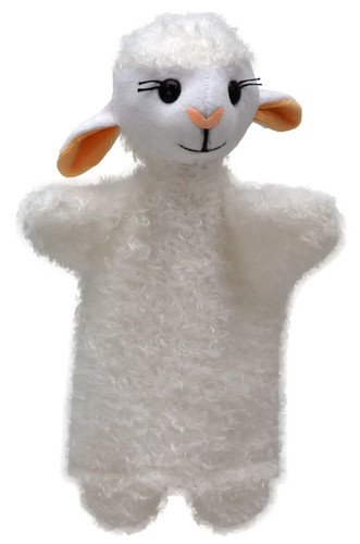 Handpuppe schäfchen 26cm - handpuppe,