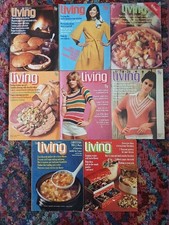 Vintage living magazines 1974 - vintage,