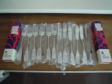 WMF CROMARGAN - SPATEN ( SATURN ) - 12 tlg. FISCHBESTECK