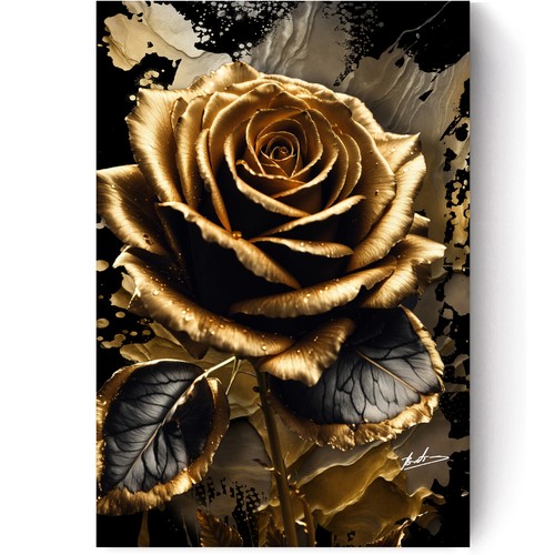 Leinwand bild blumen rosen - leinwand,