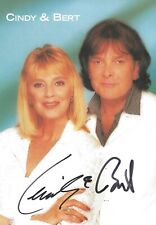 Autogramm Cindy & Bert Schlagerduo Bert - Norbert BERGER 2012 verstorben xyz