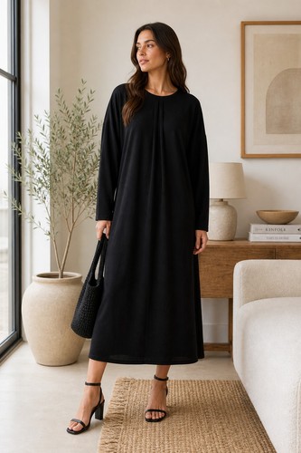 Damen midi kleid - damen, midi-kleid