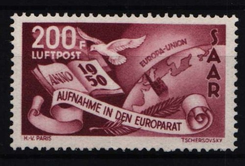 Saarland 298 postfrisch - saarland,