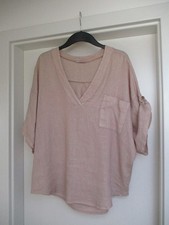 Made in Italy Leinenbluse Gr. M rose
