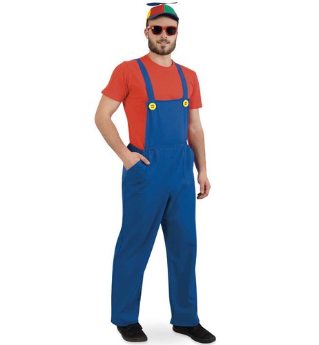 Kostüm latzhose blau - kostüm,