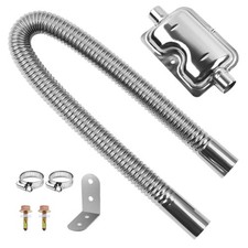 60cm Edelstahl Abgasschlauch