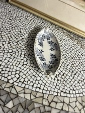 Antike Villeroy Boch Mettlach Elbe Servierschale Maße 25 x 12 cm 19 Jhd