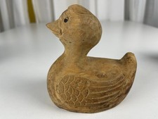 Holz Figur Ente 10 cm. -