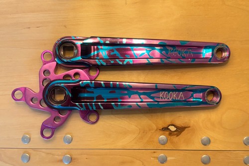 Kooka crank arm set anodized - kooka,