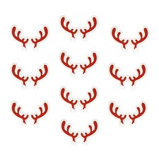 10 Stk Hirsch Rentier Geweihe