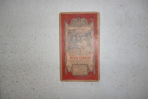 Vintage ordnance survey map - vintage,