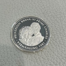 Gedenkmedaille  Lady Diana Spencer Vermählung