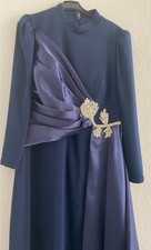 Abendkleid königsblau mit