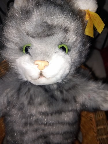 Steiff handpuppe katze - steiff,