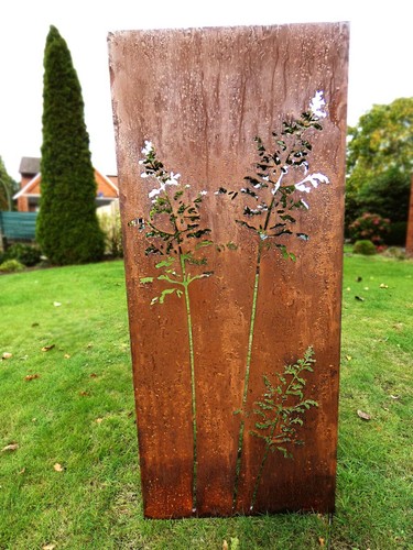 Edelrost garten sichtschutz - edelrost,