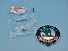 Skoda 3U0853621BMEL original Emblem ca. 89mm für Motorhaube Frontklappe NEU