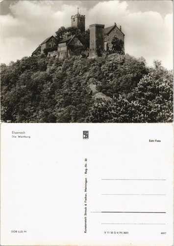 Ansichtskarte eisenach - ansichtskarte,