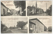Bahnhof, Gasthaus, Donndorf bei Roßleben-Wiehe, Artern, Kölleda, alte Ak um 1910