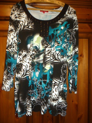 Thea plus tunika bluse - 42, gr