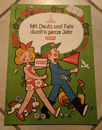 Malbuch deutz fahr 70er - deutz,