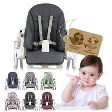 Ersatzbezug Sitzkissen für Hochstuhl kompatibel mit Peg Perego Zero & Siesta