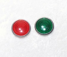 AWO - 425 T.. - KONTROLLGLAS ROT + GRÜN ALU-FASSUNG SCHEINWERFER - 842250-251*