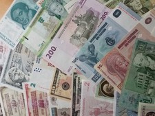 Banknoten aus Aller Welt 29 + 4 St. Konvolut! Fast Alle UNC! 