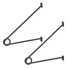 Set wandhalterung mit buche - set,