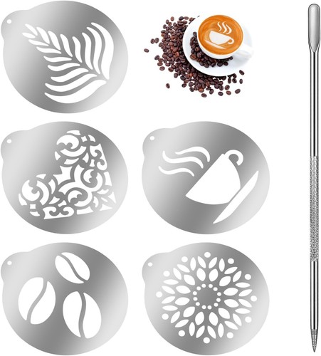 Kaffee schablonen set stück - schablonen,