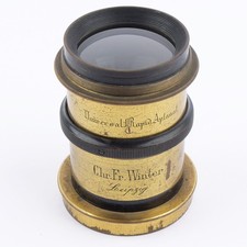 Chr.Fr.Winter Universal Rapid Aplanat BRASS LENS