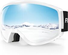 Skibrille Snowboardbrille Schnee Brille Verspiegelt Herren Damen Anti-Fog F327