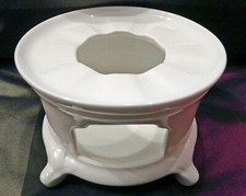 Villeroy & Boch FIORI WEISS Stövchen / Rechaud - mit sehr kleinem Abplatzer