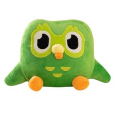 Wiztex Duo Grüne Eule Plüschfigur - 20 cm Duolingo Karikatur Anime Spielzeug DE