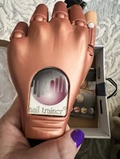 NAGELTRAINER ÜBUNGSHAND MIT ZUBEHÖR UND ANLEITUNG TOP ZUSTAND 