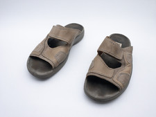 Jomos Aircomfort Herren Pantolette Hausschuh Halbschuh Leder Gr.43EU Art32198-56