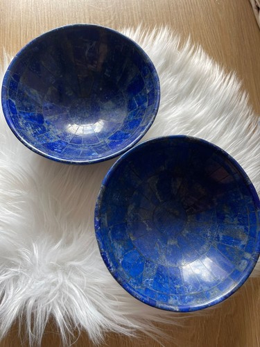 Lapislazuli schale handarbeit - lapislazuli,